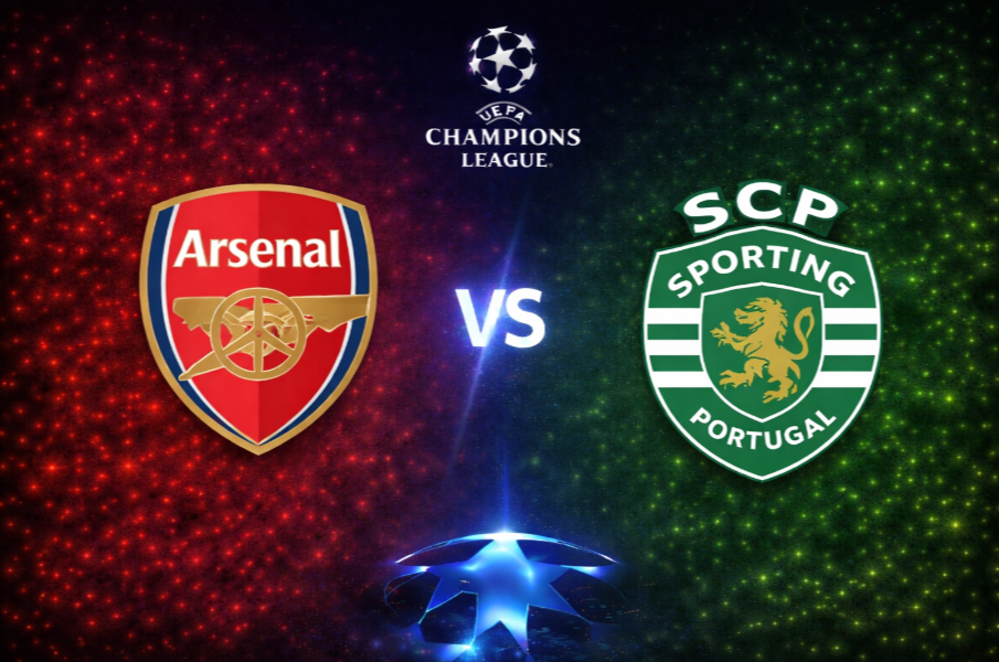 Arsenal segura o Sporting, empata em casa e avança à semifinal da Champions.