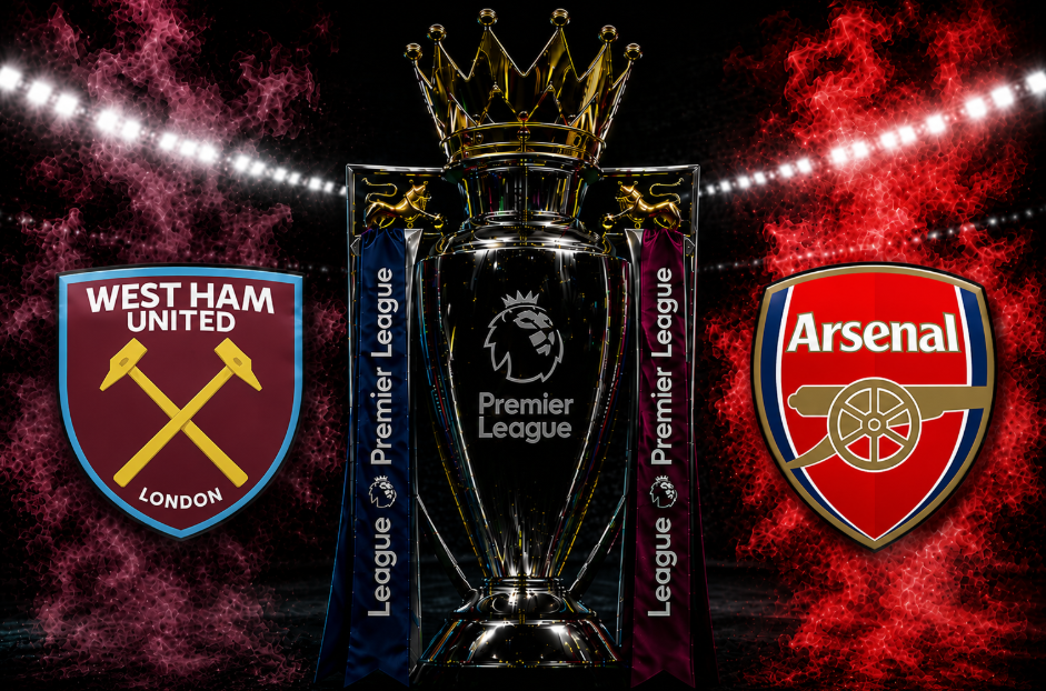 Arsenal sobrevive ao drama no fim, vence o West Ham e deixa o título muito próximo