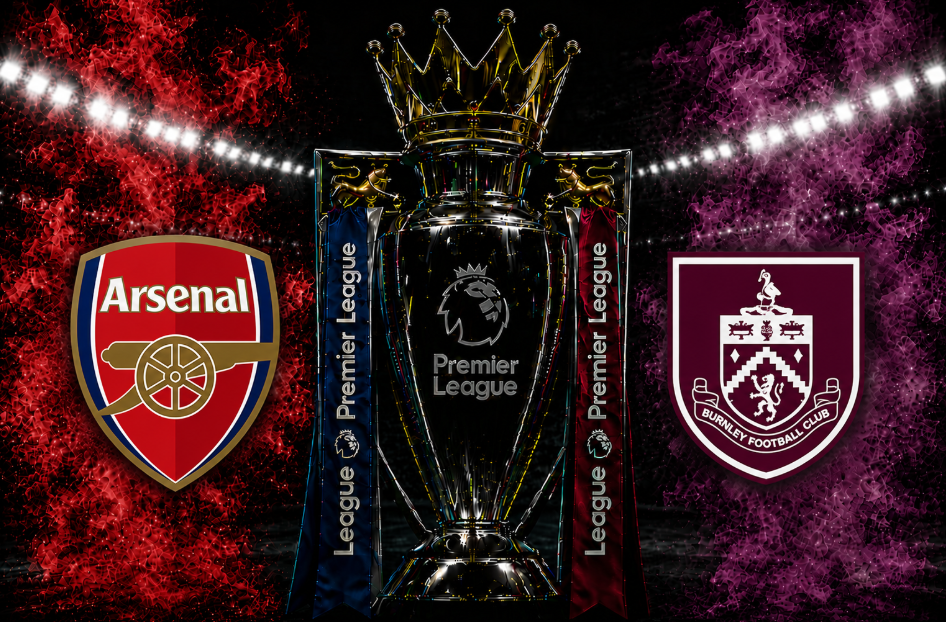 Arsenal sofre contra o Burnley, vence por 1 a 0 e fica muito perto do título da Premier League.