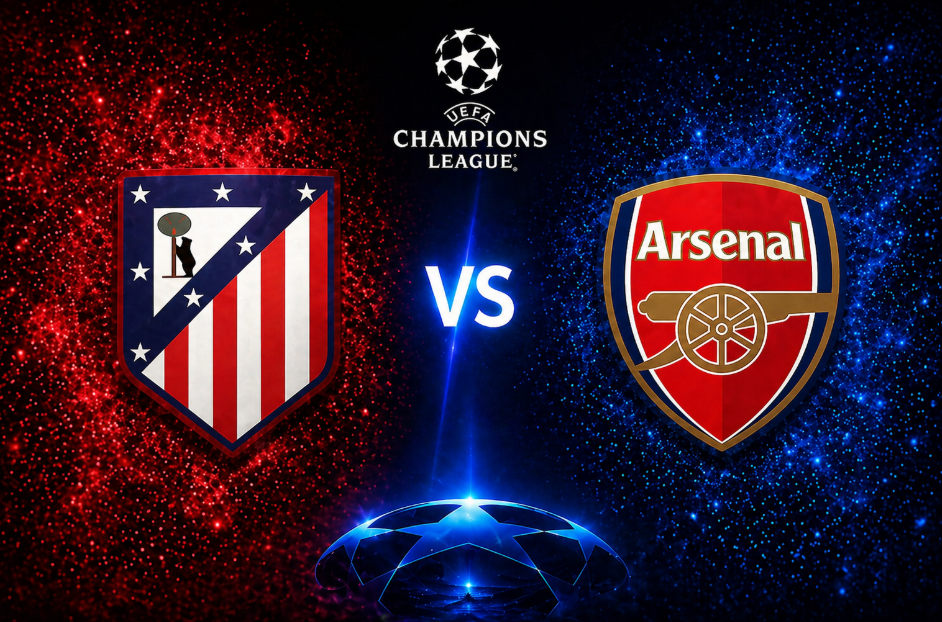 Atlético e Arsenal empatam em jogo de detalhes e deixam semifinal aberta.