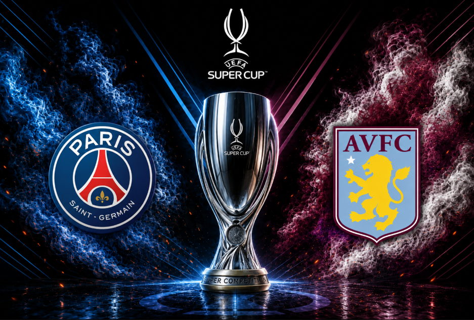 PSG vence o Aston Villa e conquista o bicampeonato da Supercopa da UEFA